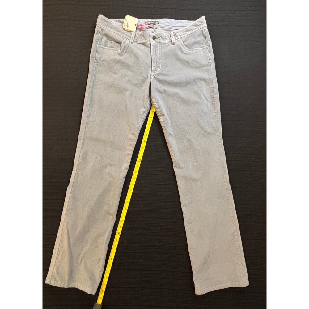 VTG Horny Toad (Toad&Co) 12 Gray Corduroy 5-Pkt Straight Leg Organic Cotton